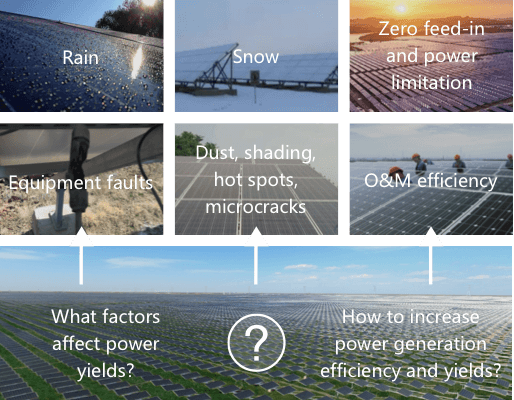 Photovoltaic energy generation and O&M efficiency are restricted by many factors.